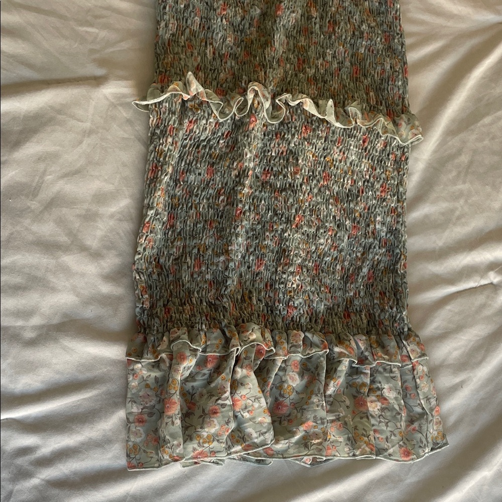 Floral Ruffle Maxi Dress - Picture 3 of 4